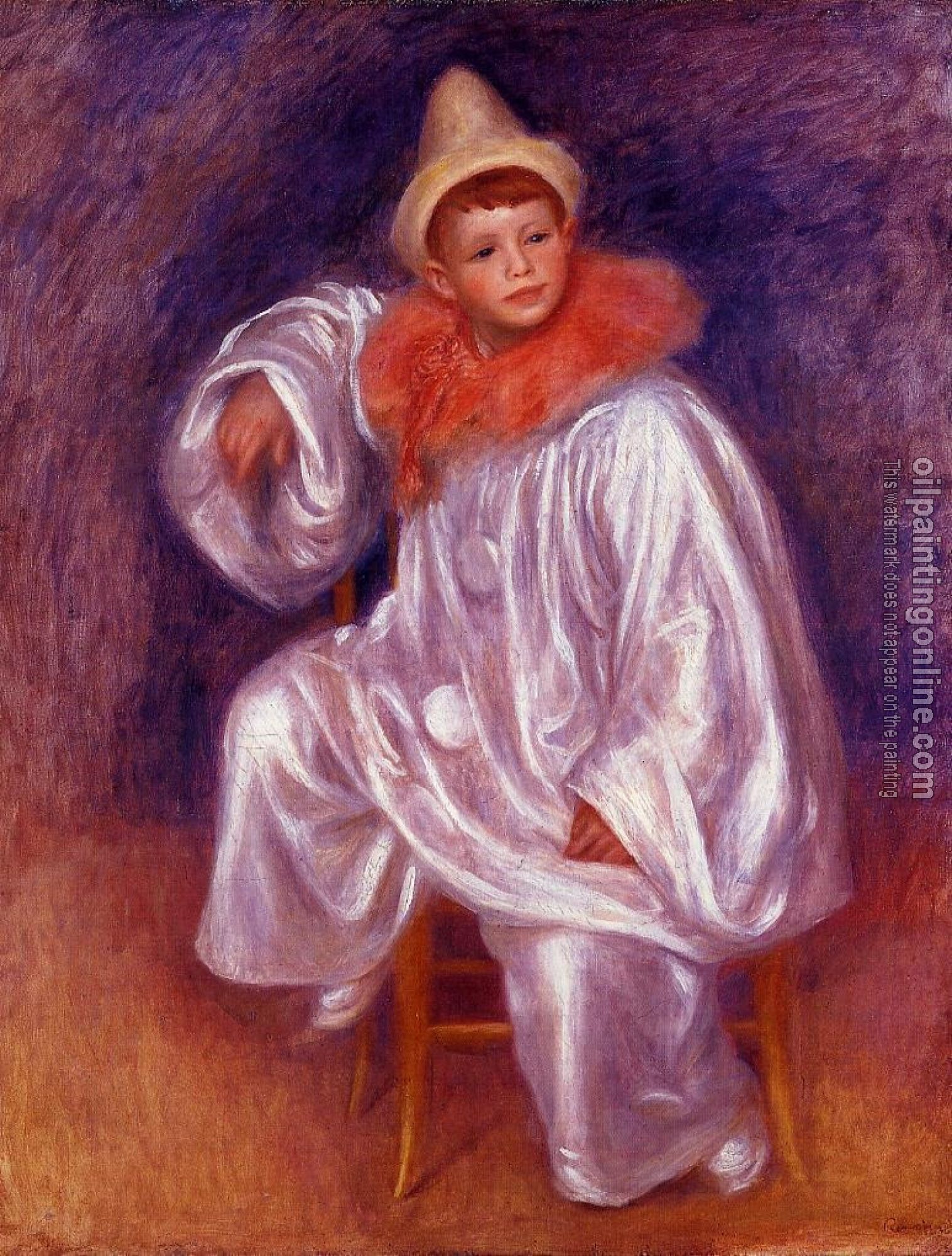 Renoir, Pierre Auguste - The White Pierrot, Jean Renoir